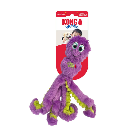 KONG® Wubba Octops Dog Tug Toy Assorted Large