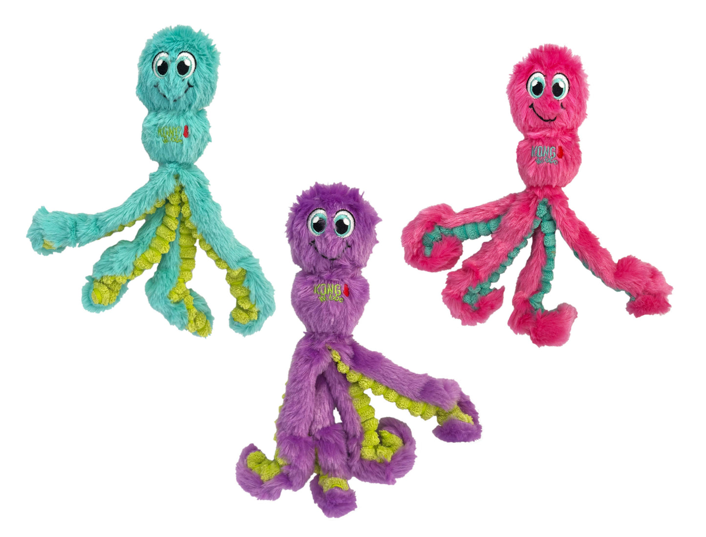 KONG® Wubba Octops Dog Tug Toy Assorted Large