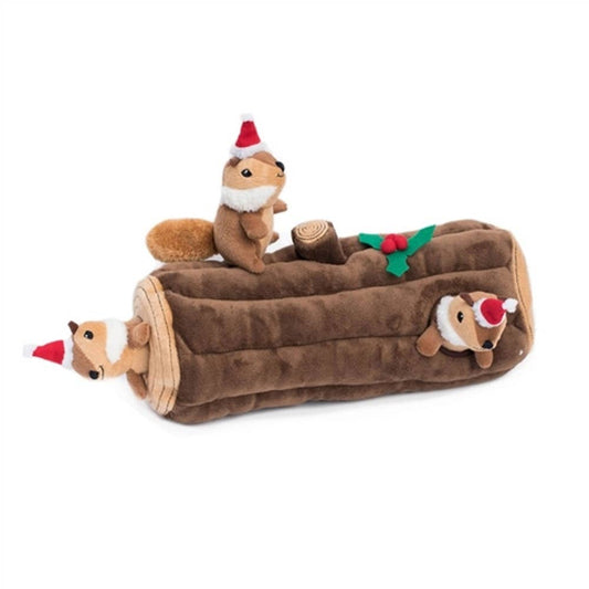 ZippyPaws Burrow Yule Log