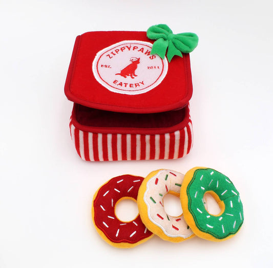 ZippyPaws Holiday Burrow Donutz Box