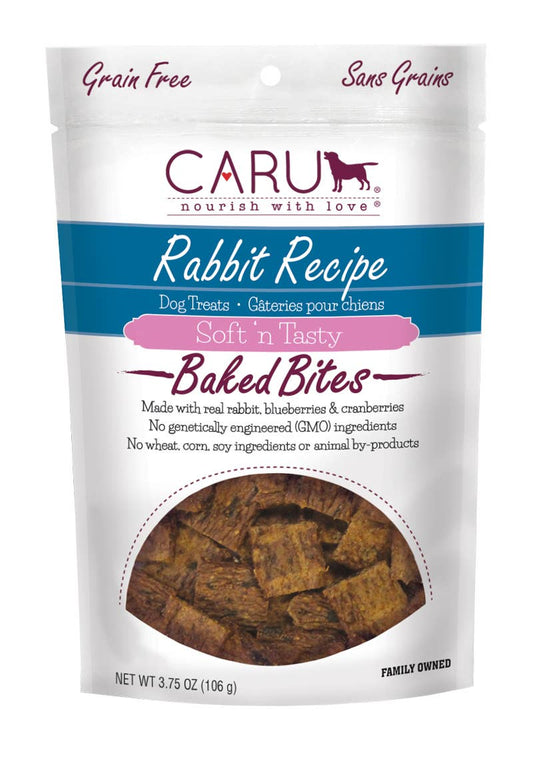 Caru Soft 'n Tasty Rabbit Recipe Bites for Dogs