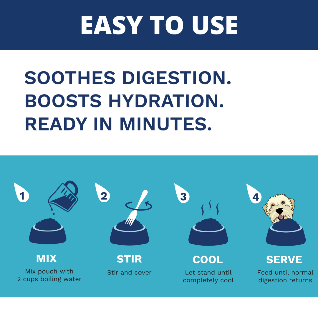 Chicken, Rice, & Bone Broth Bland Diet For Dogs