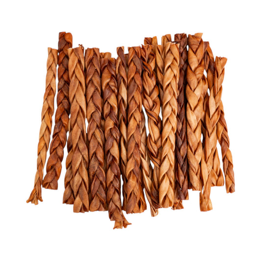 Braided Collagen Stick Dog Treats - 12" Standard, Each