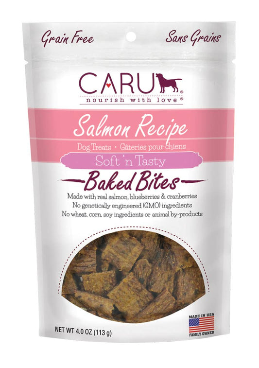 Caru Soft 'n Tasty Salmon Recipe Bites for Dogs